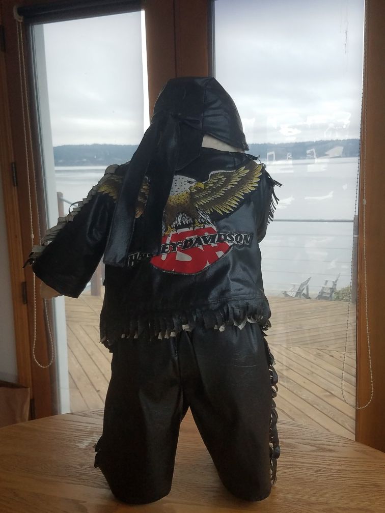 Harley Davidson theme Time Out Doll 3 ft. Tall