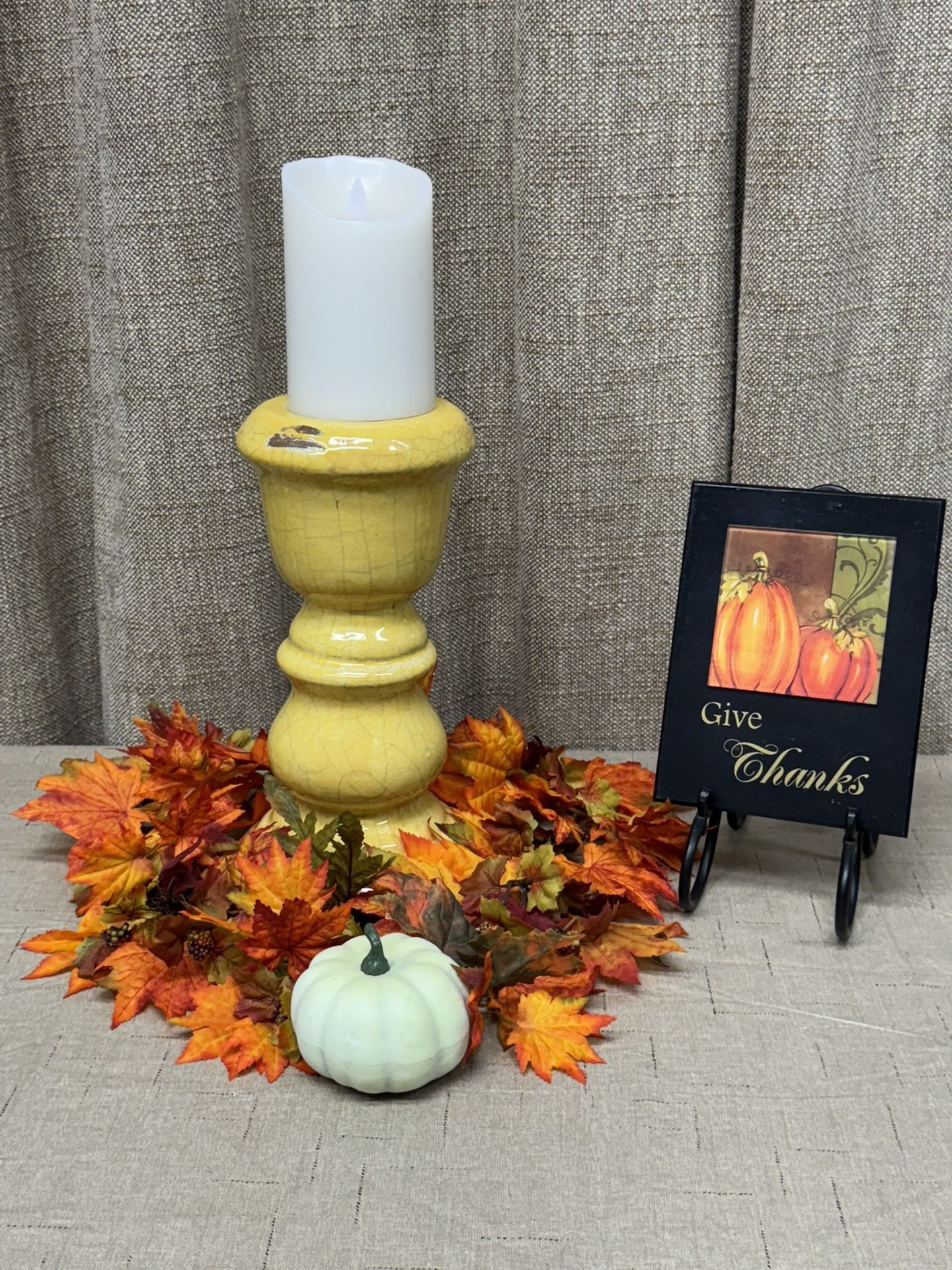 Large Ceramic Candle Holder 