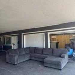 Large Dark Gray Sectional