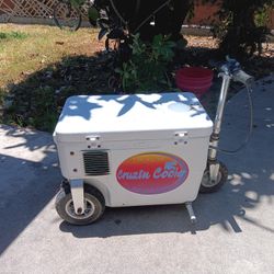 Electric Powered.    Riding Ice Chest