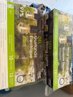 Heavy duty outdoor bistro lights