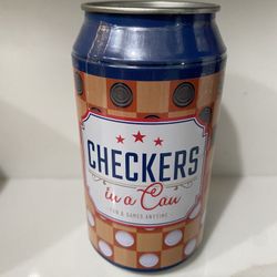 Checkers In A Can NEW 