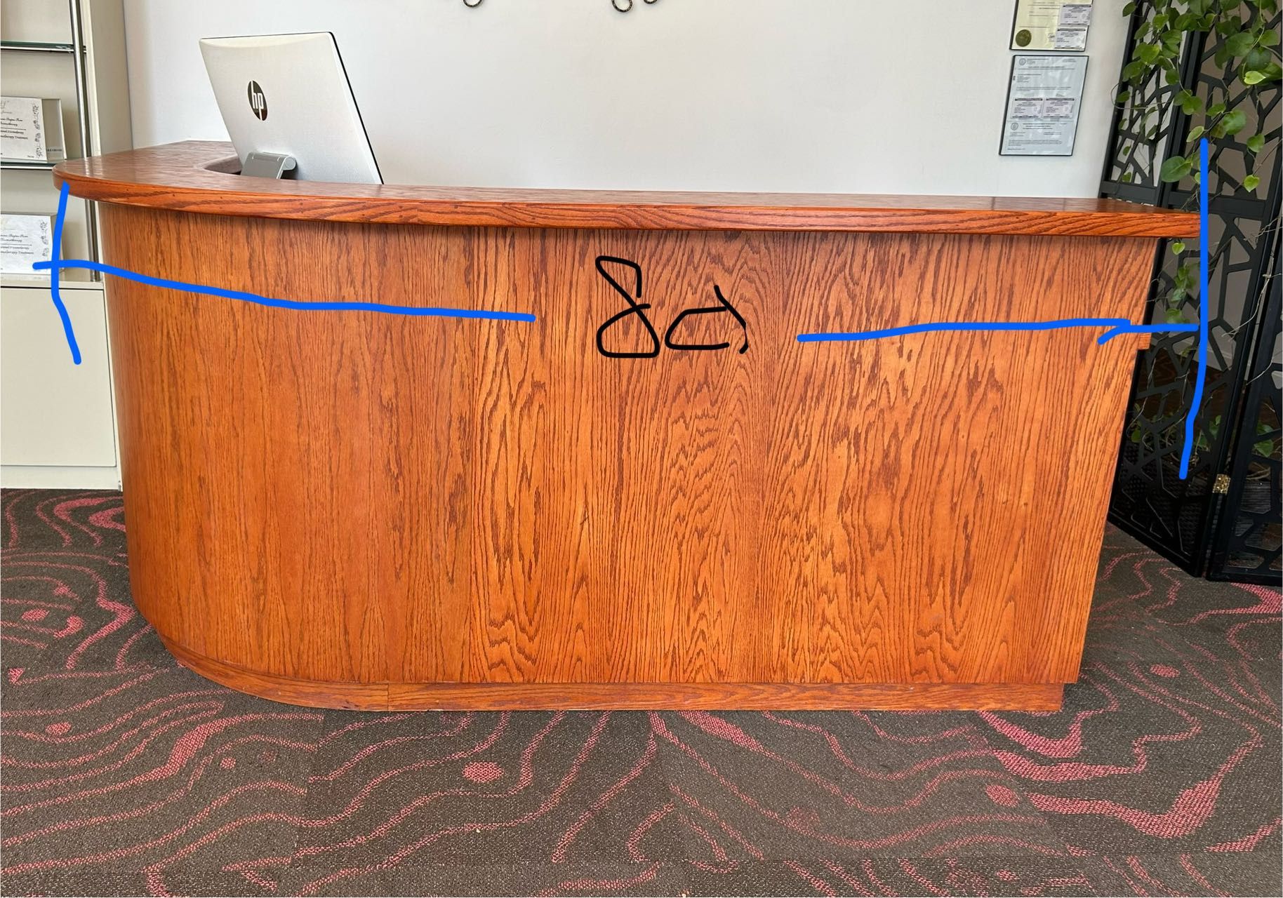 Retail, Reception Counter