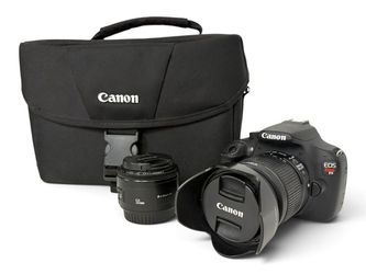 CANON REBEL EOS T5 + 18-55MM & 50MM LENSES (CMP130398)