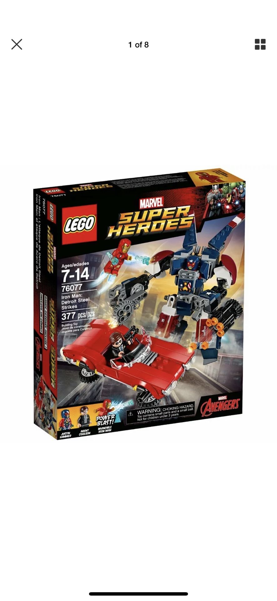 Lego Marvel Avengers Super Heroes Iron Man: Detroit Steel Strikes
