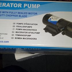 Jabsco Macerator Self Priming Pump