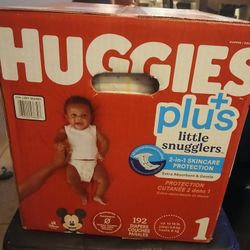 Huggies Plus Size 1diapers 192 Count 