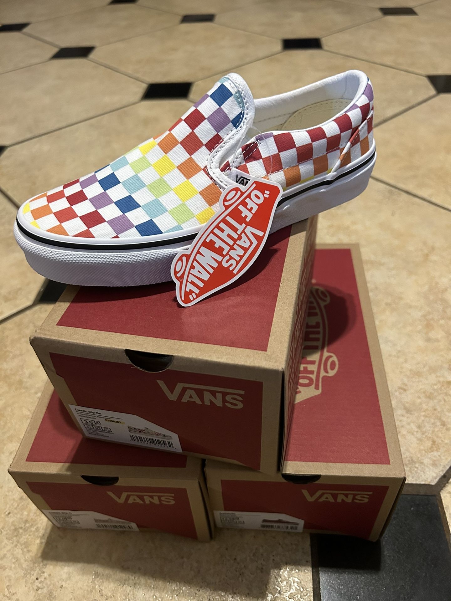 Brand New Kids Size 3 Vans $30!!!