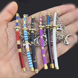 Miniature Sword Key Chains. 