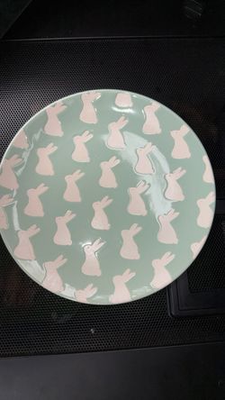 Crate & barrel..Plates w/Bunny Pattern