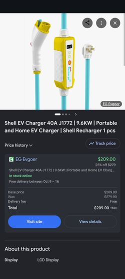 Shell Car Charger Level 2