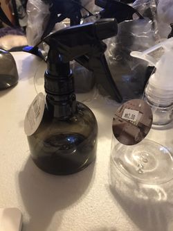 Small spray bottles.