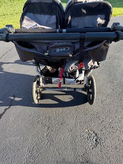 BOB Double Jogging Stroller with Rain cover
