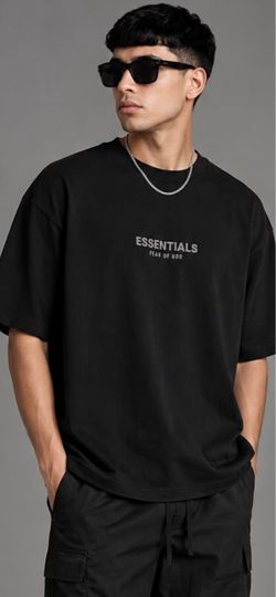 Fear of God Essentials Black T-Shirt