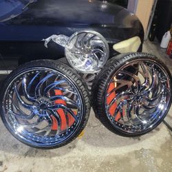 Rims And Steering Wheel