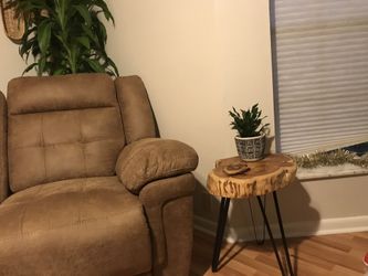 Florida cedar live edge end table or night stand