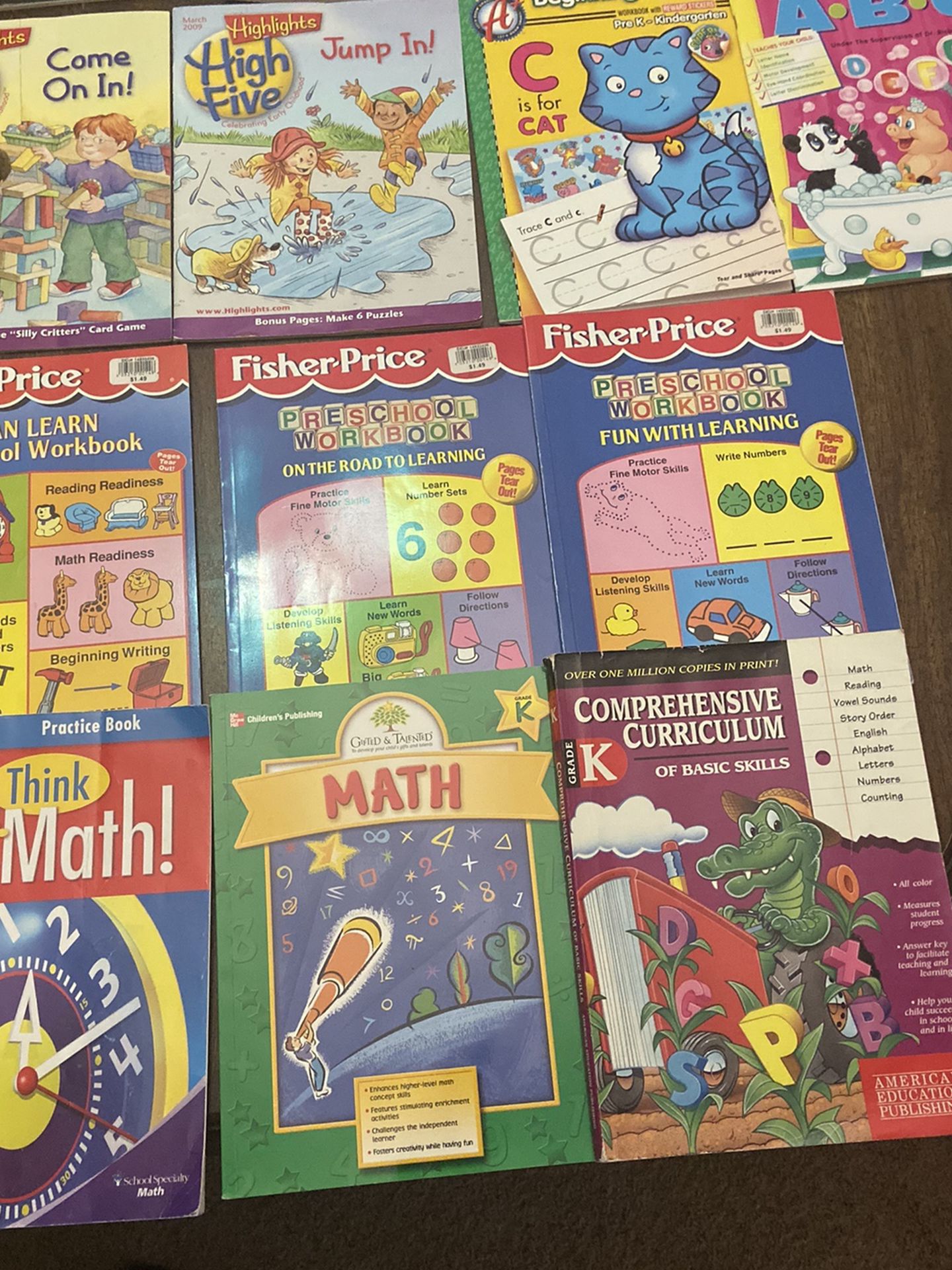 Preschool Kindergarten Learning Workbooks , Magazines & Books