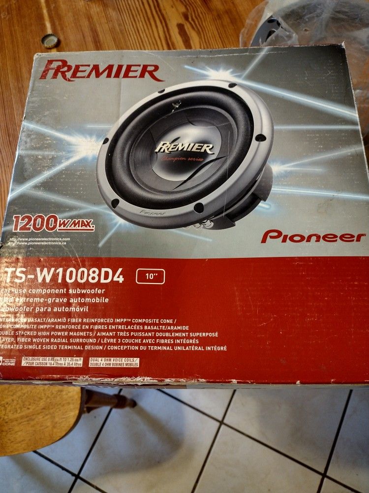 Pioneer Premier Sub