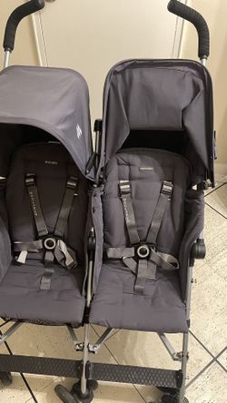 MACLAREN - Twin Triumph - Double Umbrella Stroller Grey/Black for Sale in  Brooklyn, NY - OfferUp