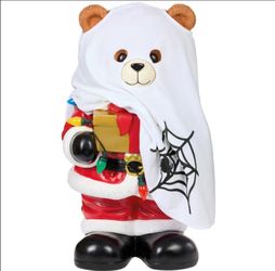 Bear Ghost Santa Collectible Designer Figurine