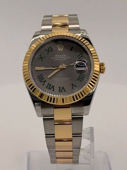 Rolex Datejust 41 Slate Green Roman Dial on Oyster Ref. 126333(Please Don't Haggle Price)