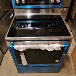 30"Brand New Kitchen Aid 5 element Electric Stove Stainless Steel