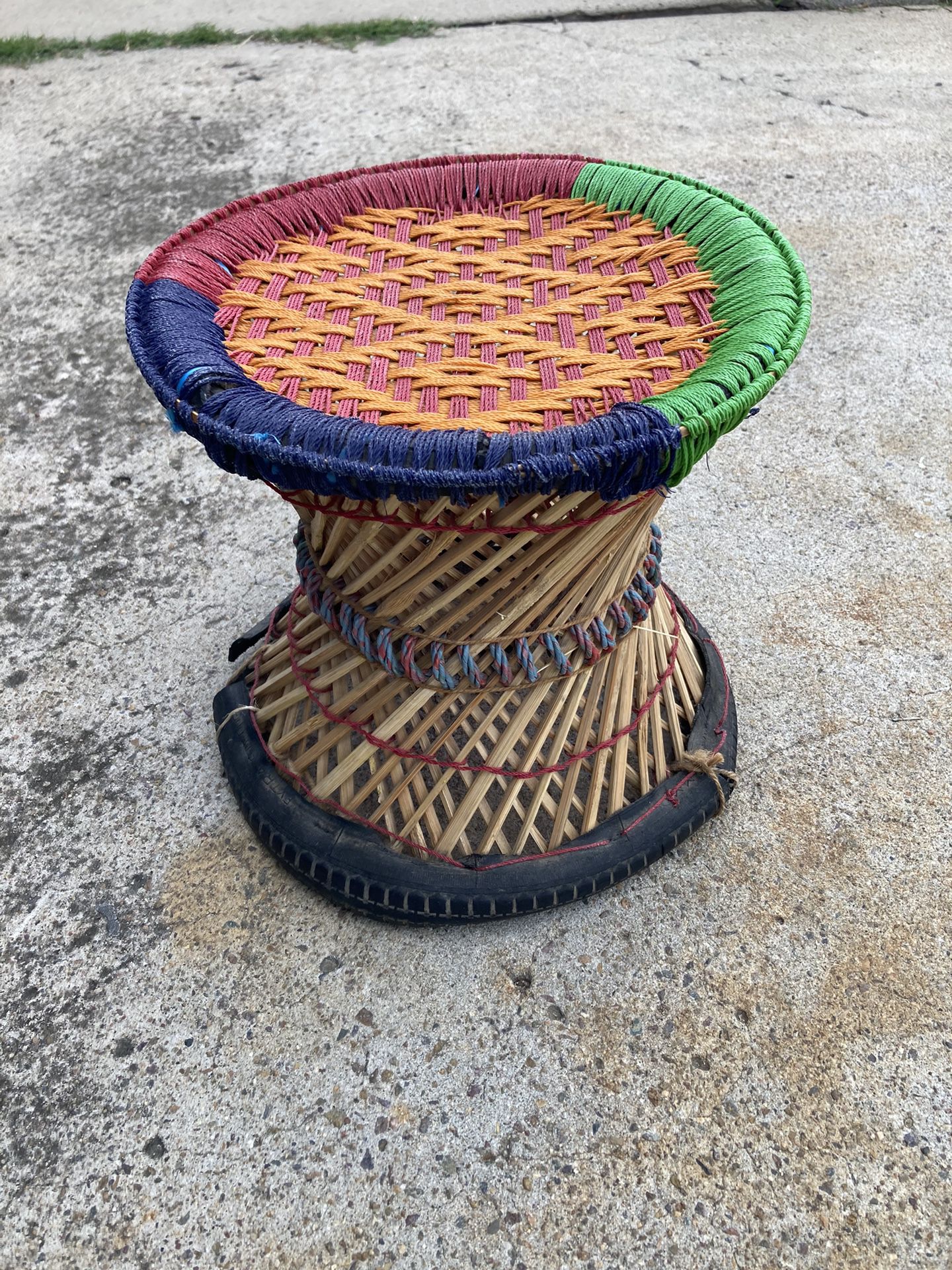 Indian Boho Bamboo Plant Stand 