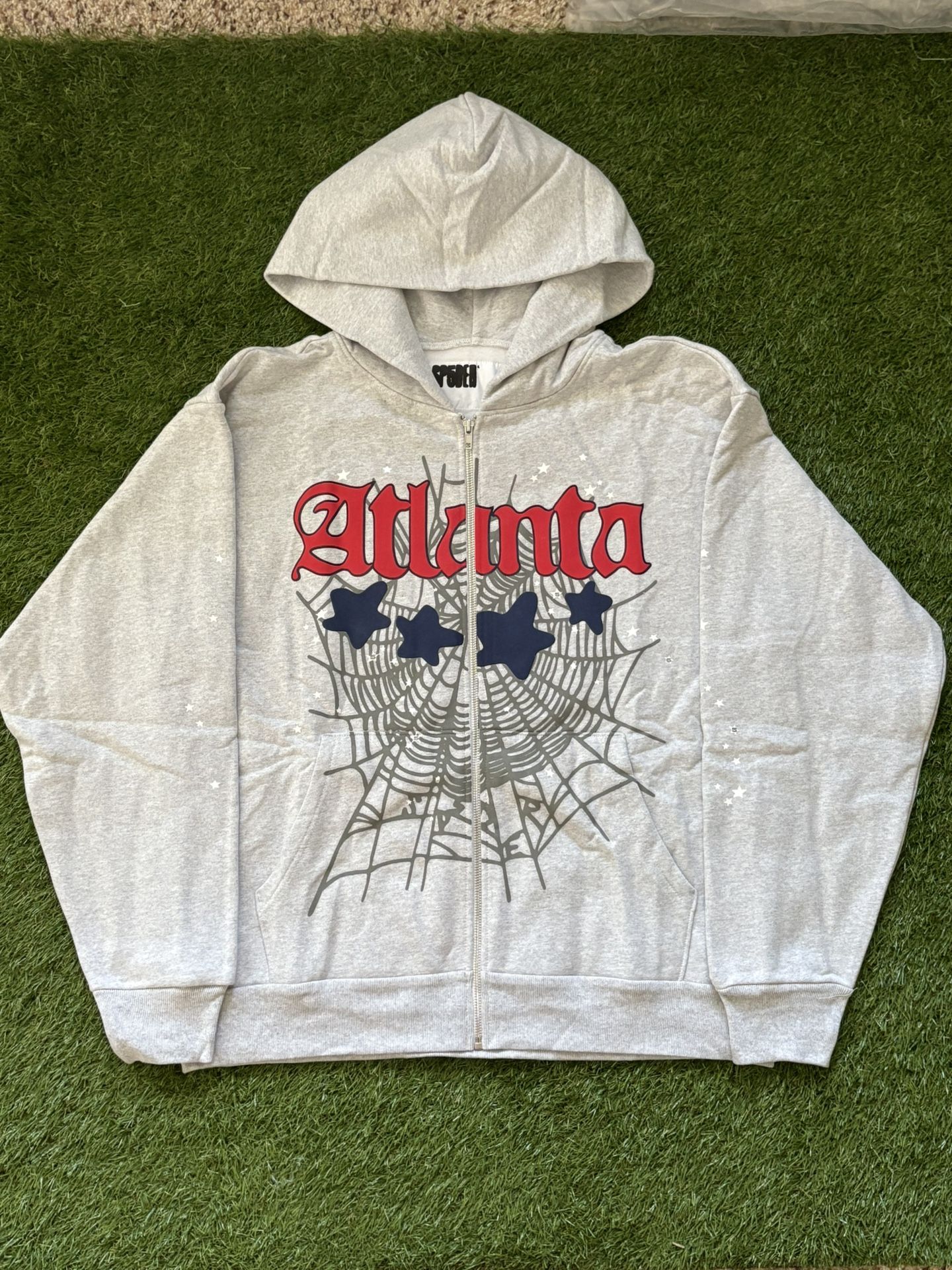 Atlanta Zip Up Sp5der Hoodie