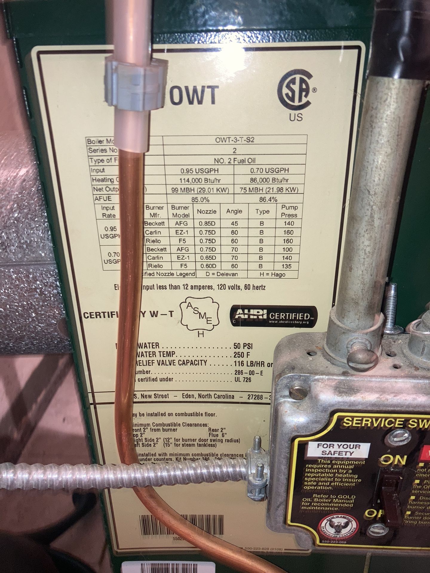 Williamson Boiler for Sale in Madison, NJ OfferUp