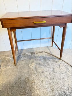 Small brown desk