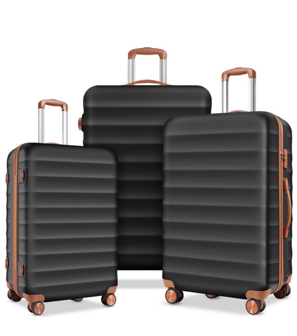 NEW 3 pcs Suitcases Luggage Set Maletas (Never Used)