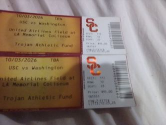 USC Trojans Football Tickets 2026 – Lot of 6
