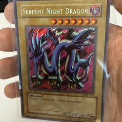 First Edition Serpent Night Dragon - Yugioh Card