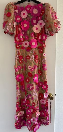 green emerald velvet dress Elliatt Women's Apparel Women's Long Sleeve Embroidered Floral MIDI Flare  Sheath Dress, Lilac Multi, XS at Amazon Women's Clothing store main image 1