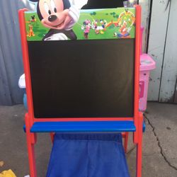 Mikey Mouse Chalk  Board  And White Board 