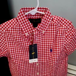 Shirt New Short Sleeve Ralph Lauren  Size 4