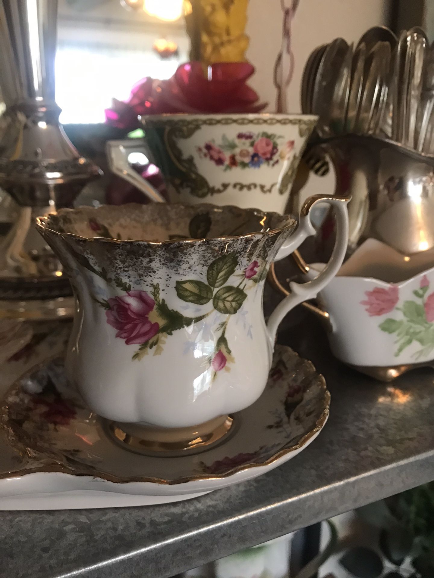 Vintage Dishes..shabby Chic