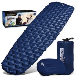 Ultralight Sleeping Pad for Camping - Inflatable Sleeping Pads for Backpacking, Hiking, Traveling