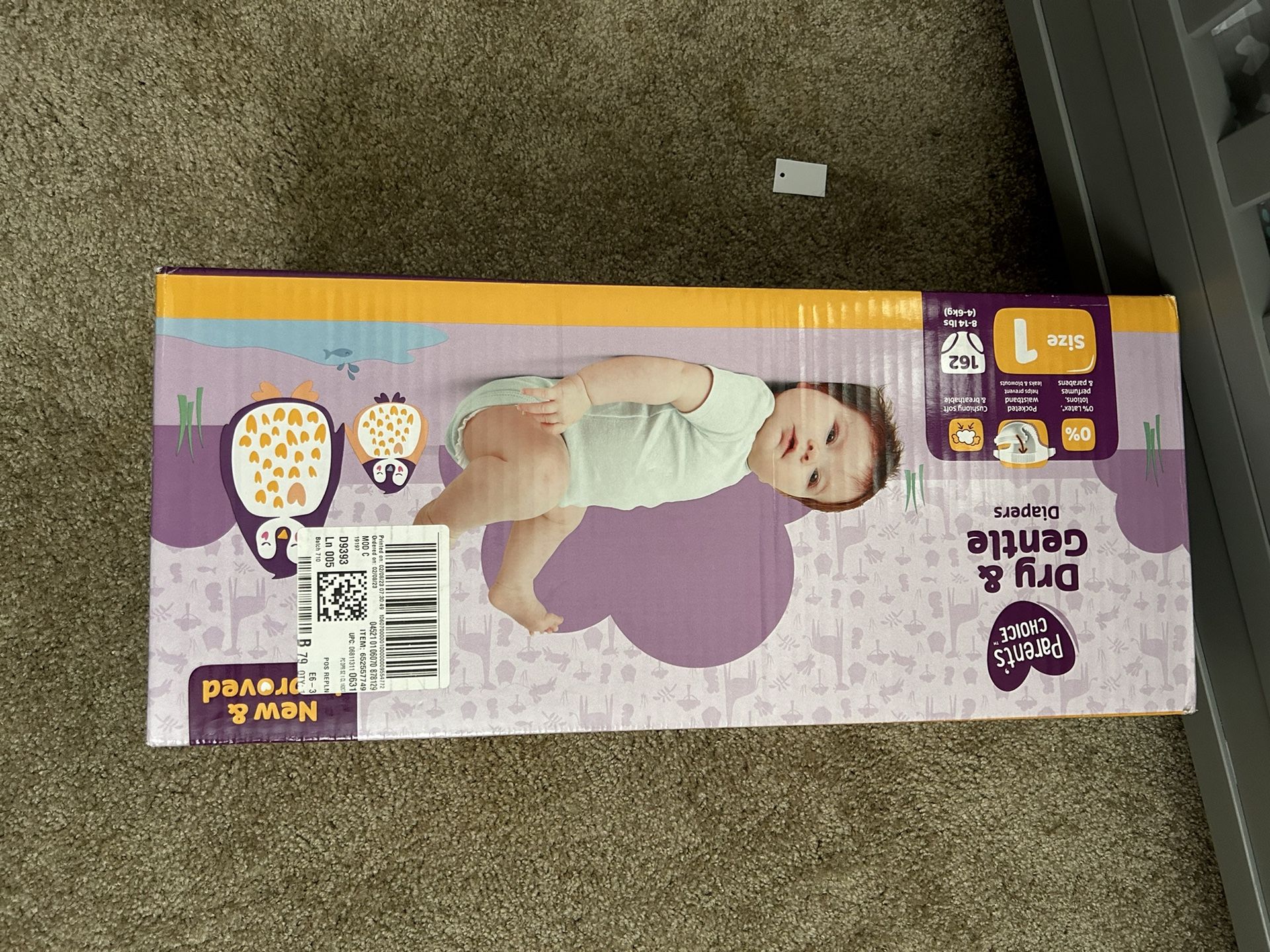 Parents Choice Diapers Size One 162 Count