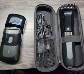 MANSCAPED Beard Hedger & Handyman Shaver Bundle + Travel Case & Products