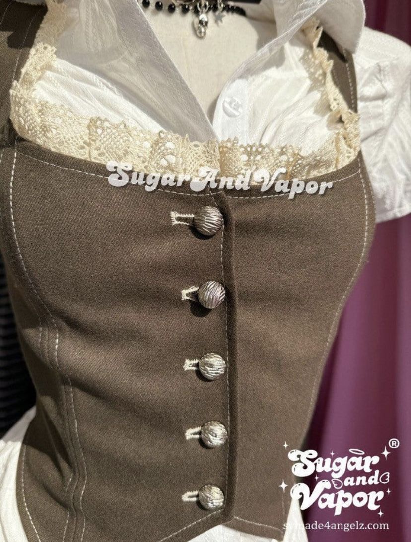 MOONLIT MANOR ENSEMBLE CORSET VEST SET