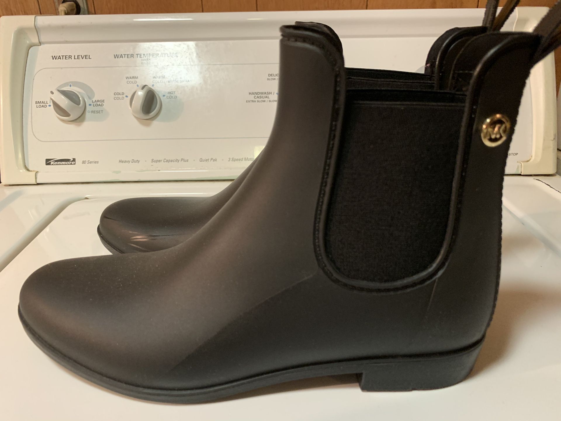 Michael Kors Black Rain Boots