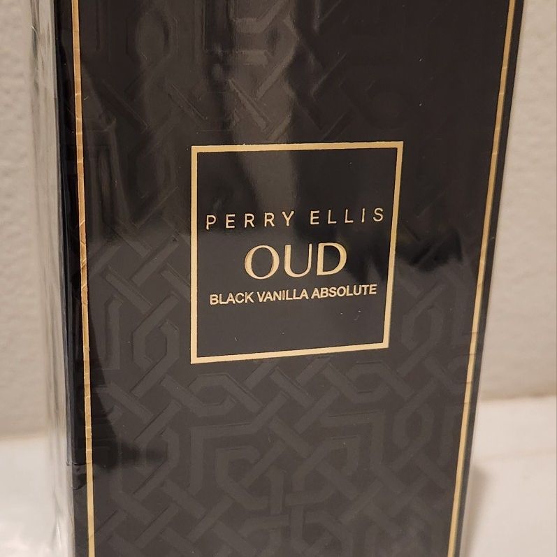 Brand New Sealed Perry Ellis OUD Black Vanilla Absolute 3.4 fl.oz Men s Fragrance Cologne Perfume Scent Info in the Description for Sale in