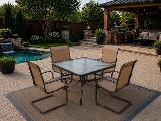 5 pc new in box. patio table set