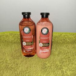 Shampoo And Conditioner 13.5oz Herbal Essences Grapefruit Volume Aloe And Camelia 