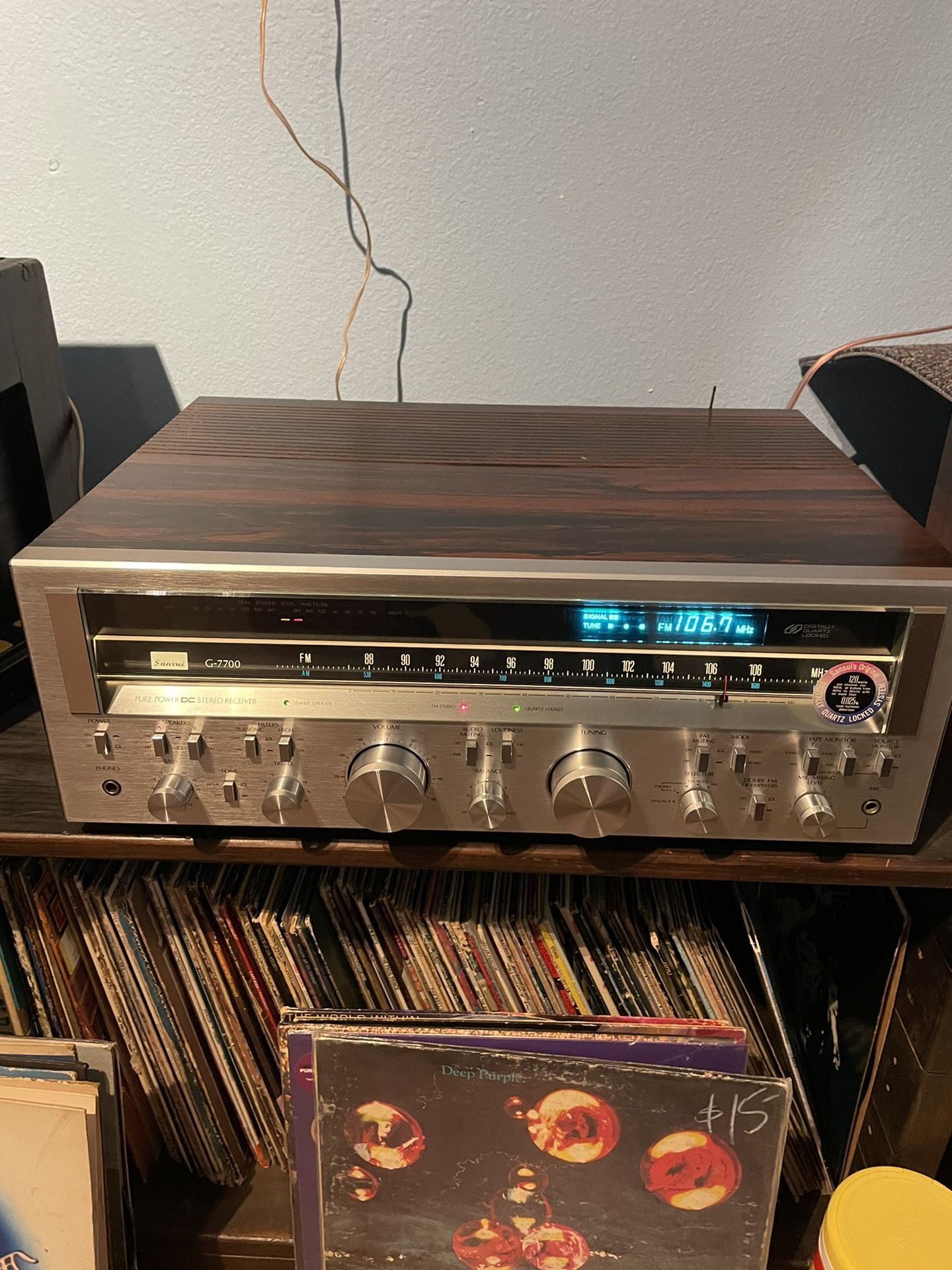 Vintage Sansui G-7700!! 120 watts per channel !