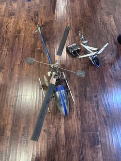Gas Powered  Helicopter And Battery Powered 