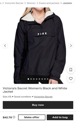 Victoria’s Secret PINK Fleece Lined Windbreaker Jacket