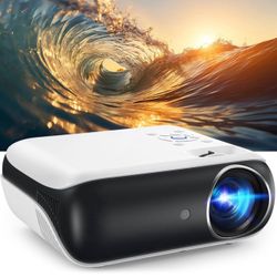 Projector, Native 1080P Bluetooth Projector, Portable