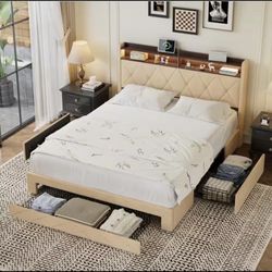 Bed Frame With storage